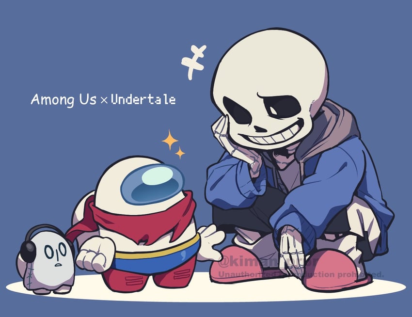 sans, papyrus, white, and napstablook (undertale and 1 more) drawn by kiman