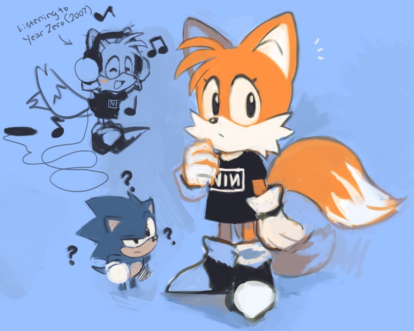 sonic the hedgehog, tails, classic sonic, and classic tails (sonic and 2 more) drawn by a5tros