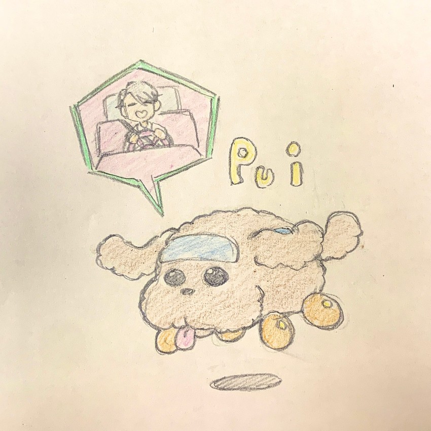 viktor nikiforov and makkachin (yuri!!! on ice and 1 more) drawn by itou_noriko