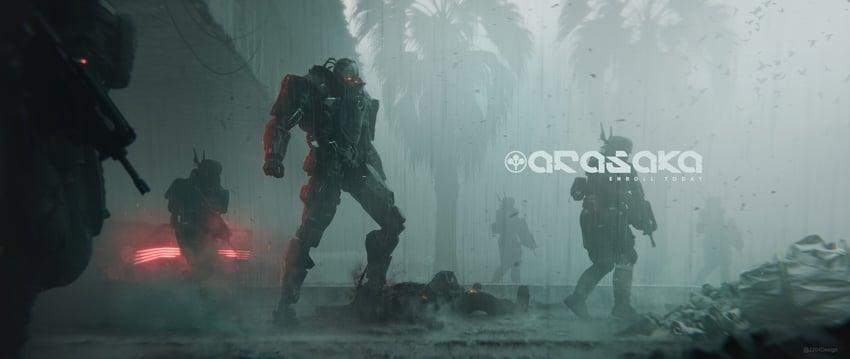 adam smasher (cyberpunk and 1 more) drawn by 2204design