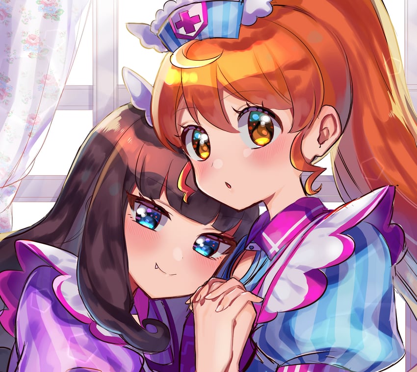 kurosu aroma and shiratama mikan (pretty series and 1 more) drawn by mosu2