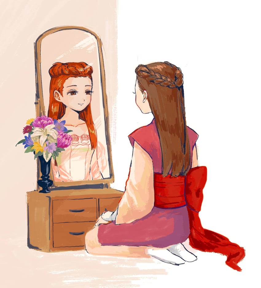 dahlia hawthorne and iris (ace attorney and 1 more) drawn by renshu_usodayo
