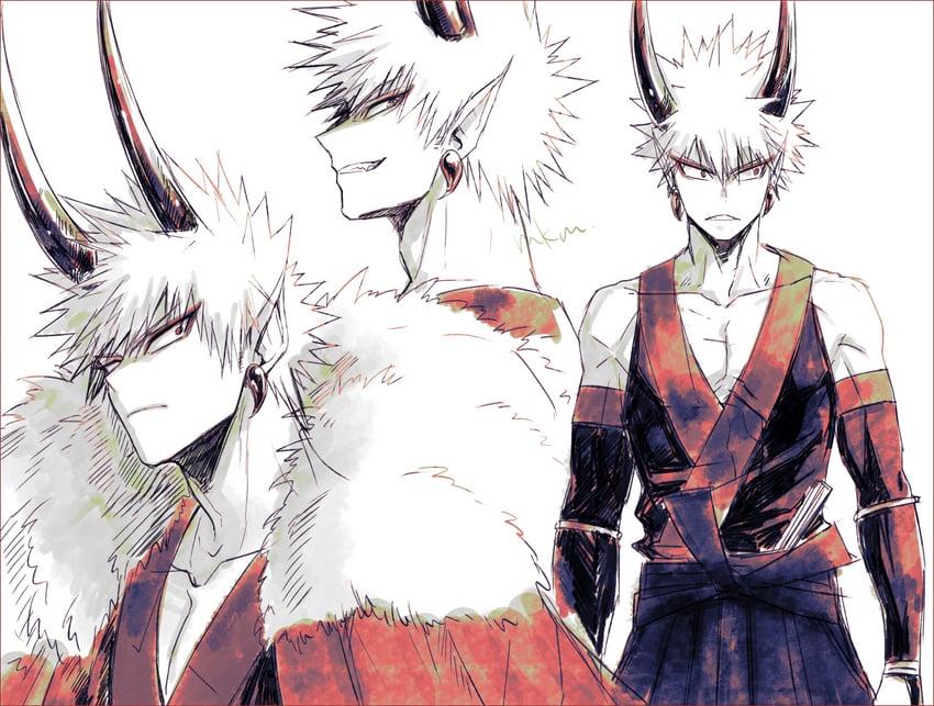 bakugou katsuki (boku no hero academia) drawn by mkm_(mkm_storage)