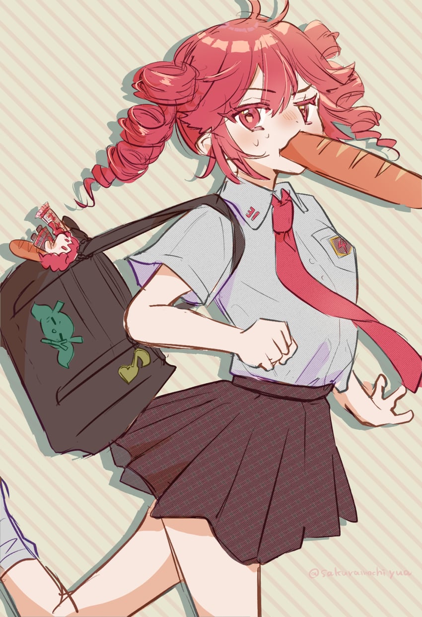 hatsune miku and kasane teto (vocaloid and 1 more) drawn by sakuramochiyua