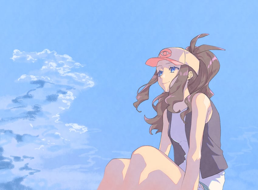 hilda (pokemon and 1 more) drawn by qiu_lin