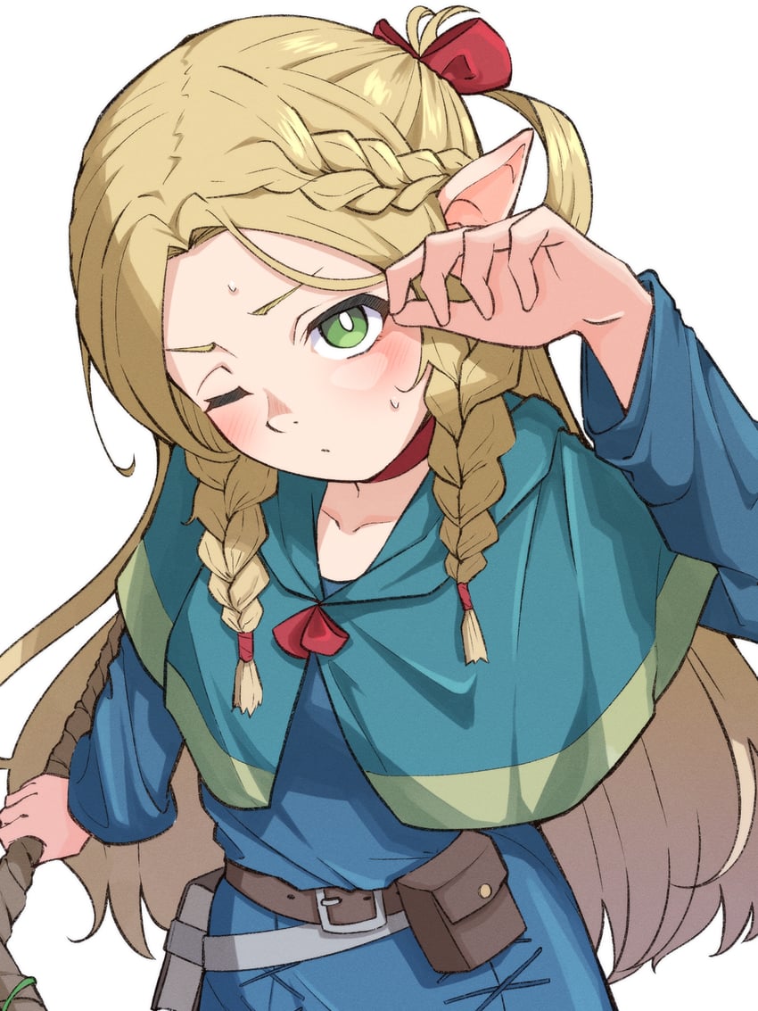 marcille donato (dungeon meshi) drawn by ruriho