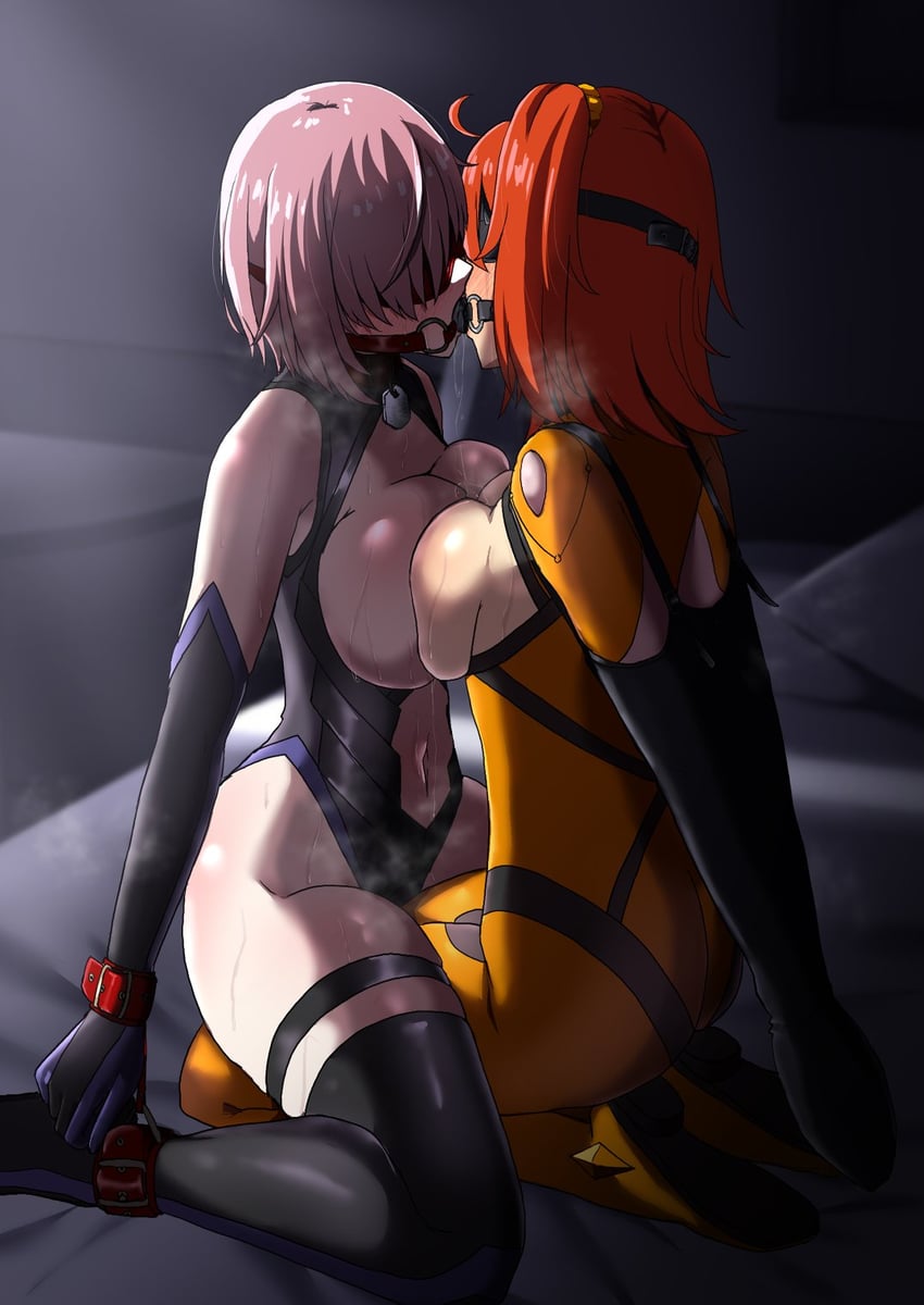 mash kyrielight and fujimaru ritsuka (fate and 1 more) drawn by zetsu_red