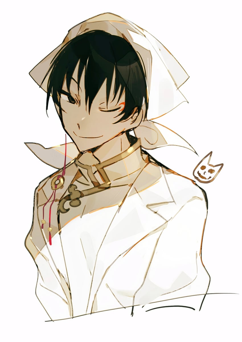 hakutaku (hoozuki no reitetsu) drawn by tie_fei_wu_mang_dashuai