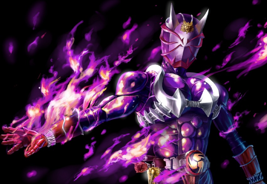 kamen rider hibiki (kamen rider and 1 more) drawn by kuchibiru_keisuke