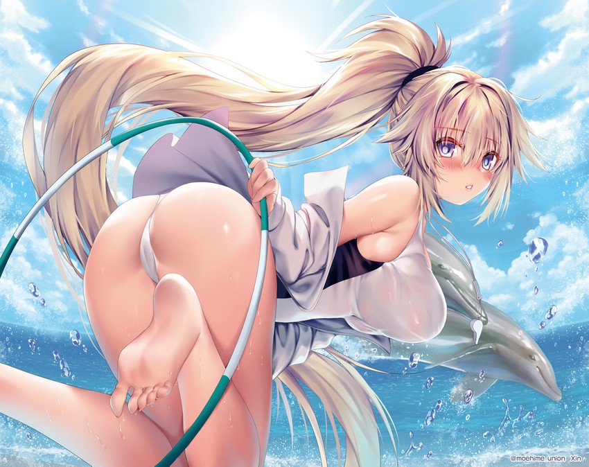 jeanne d'arc (fate and 1 more) drawn by obiwan