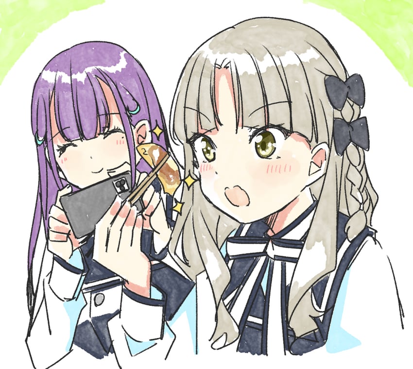 ichinose hotaru and nagamine kaede (22/7) drawn by trefle_r