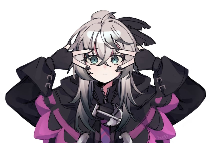 katja (black survival and 1 more) drawn by taenyaki
