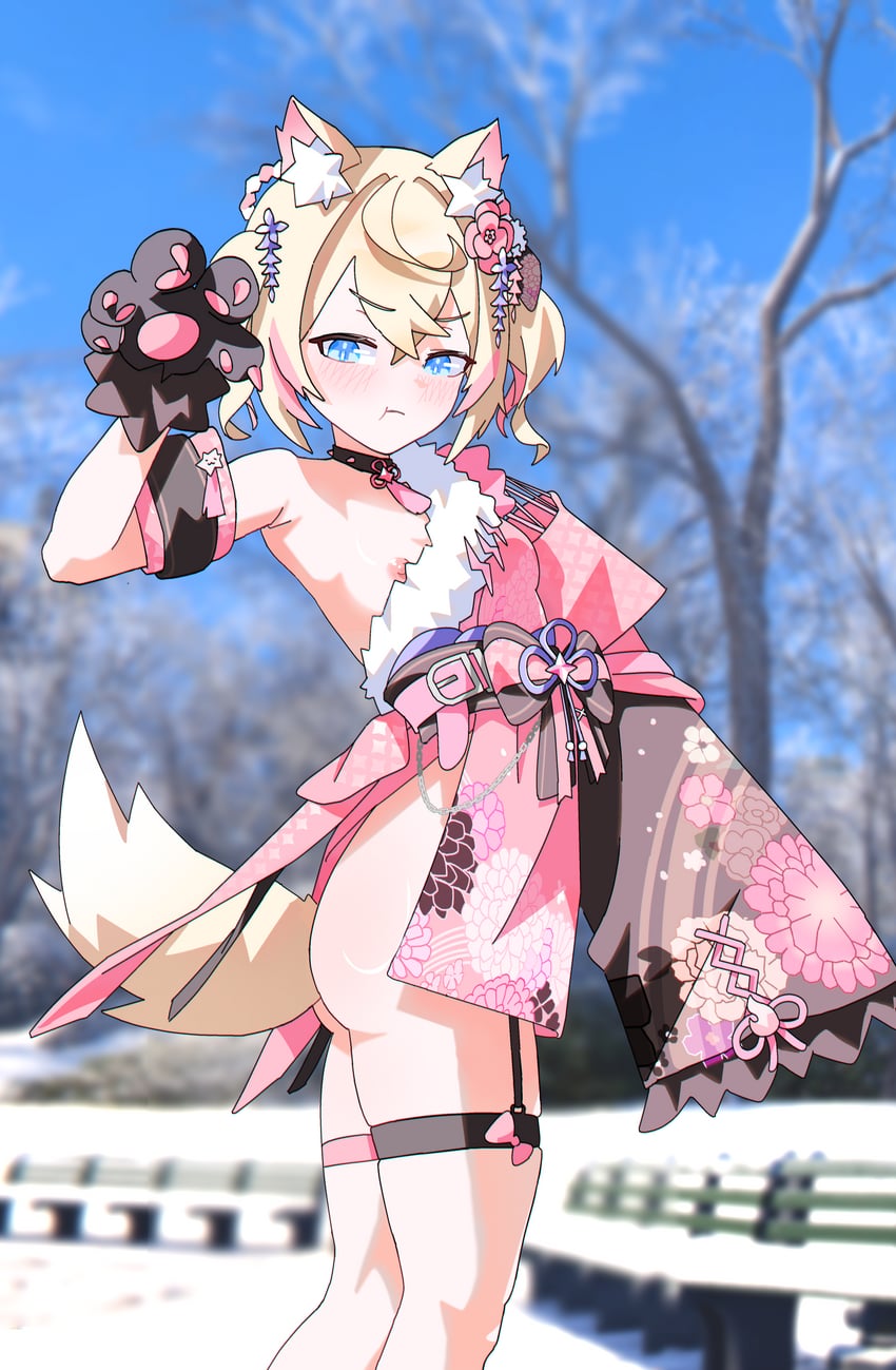 mococo abyssgard (hololive and 1 more) drawn by gurumie