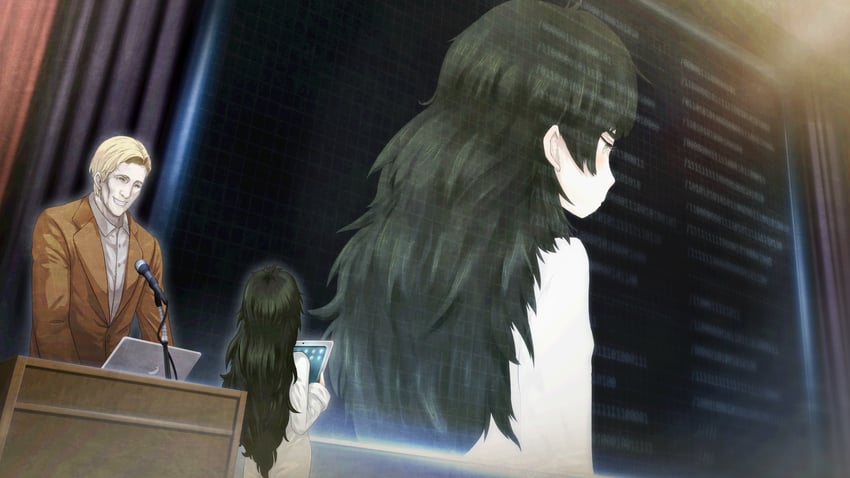 hiyajou maho and alexis leskinen (steins;gate and 1 more) drawn by huke