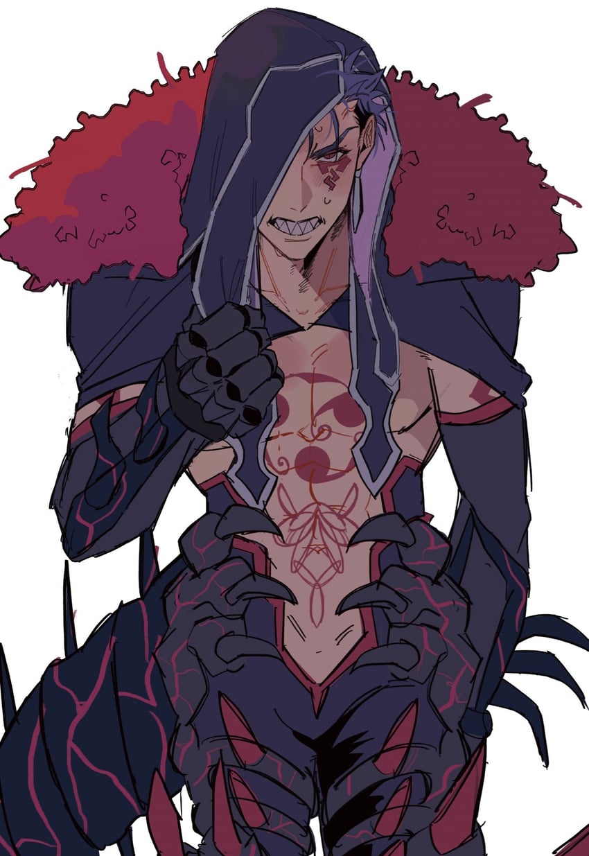 cu chulainn and cu chulainn alter (fate and 1 more) drawn by jooojooo_oo
