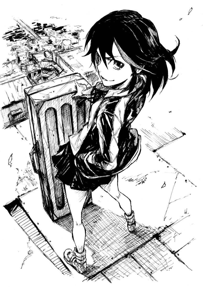 matoi ryuuko (kill la kill) drawn by 244_(bo-z)