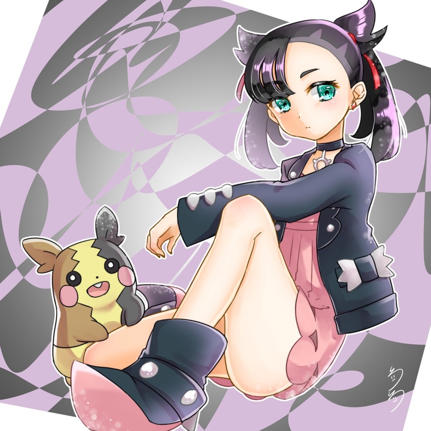 marnie and morpeko (pokemon and 1 more) drawn by shirokoro