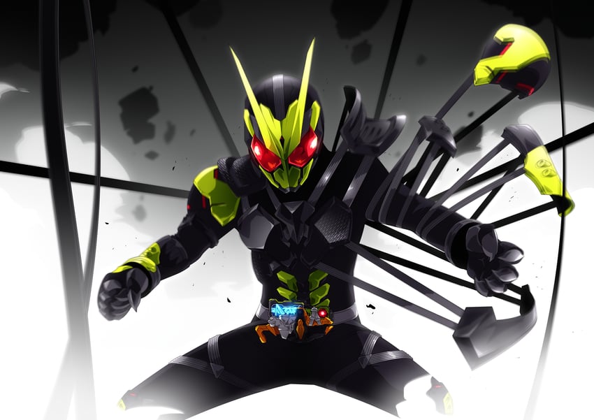 kamen rider zero-one and kamen rider zerozero-one (kamen rider and 2 more) drawn by otokamu