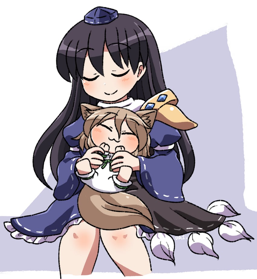 kudamaki tsukasa and iizunamaru megumu (touhou) drawn by rokugou_daisuke