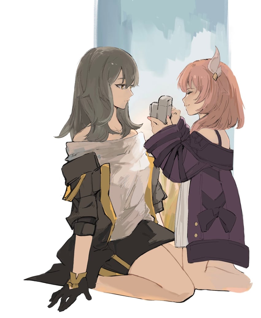 trailblazer, stelle, and cyrene (honkai and 1 more) drawn by aha0oo