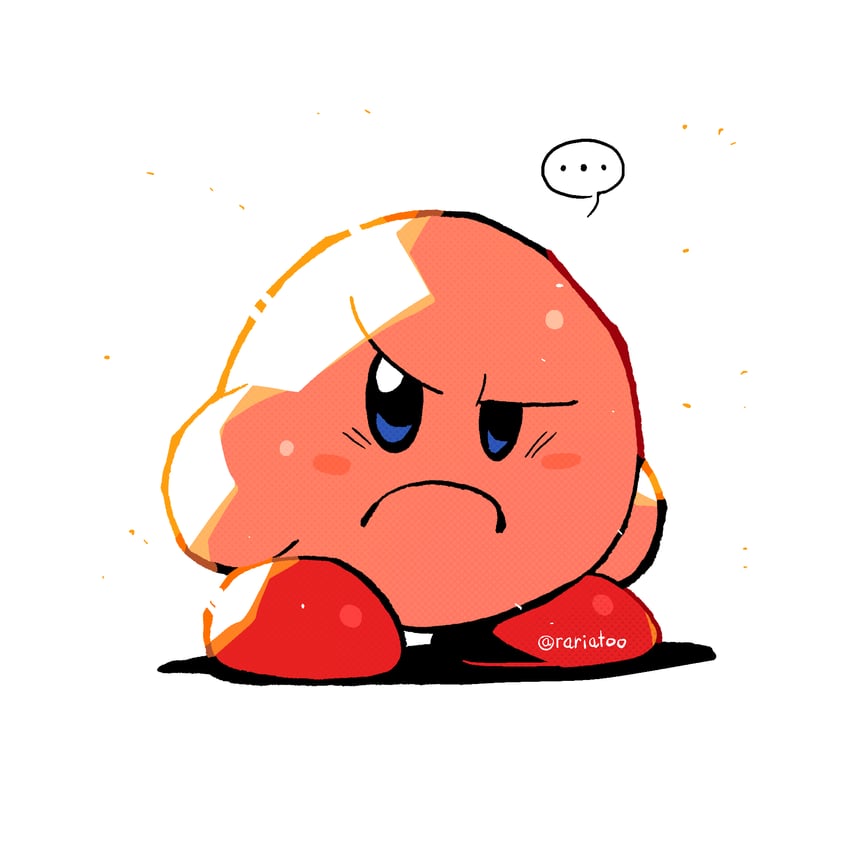 kirby (kirby and 1 more) drawn by rariatto_(ganguri)