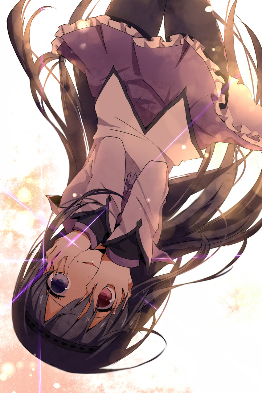 akemi homura and akuma homura (mahou shoujo madoka magica and 1 more) drawn by ayakashi_(monkeypanch)