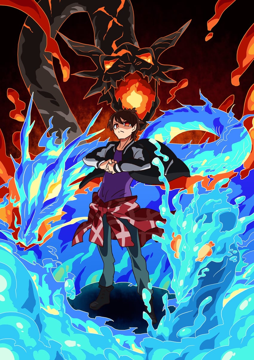 banjou ryuuga (kamen rider and 1 more) drawn by otokamu