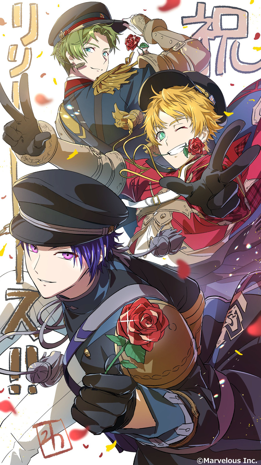 enfield, snider, and george (senjuushi and 1 more) drawn by wakana_kuraguchi