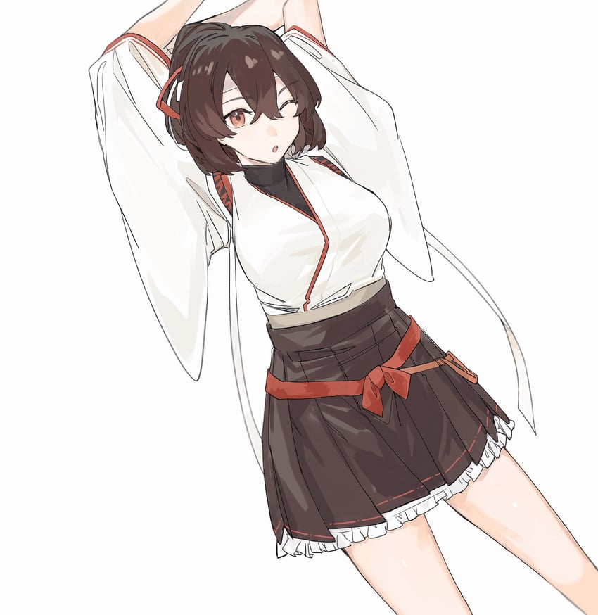 ise and ise kai ni (kantai collection) drawn by kabe_(inunufuwafuwa)