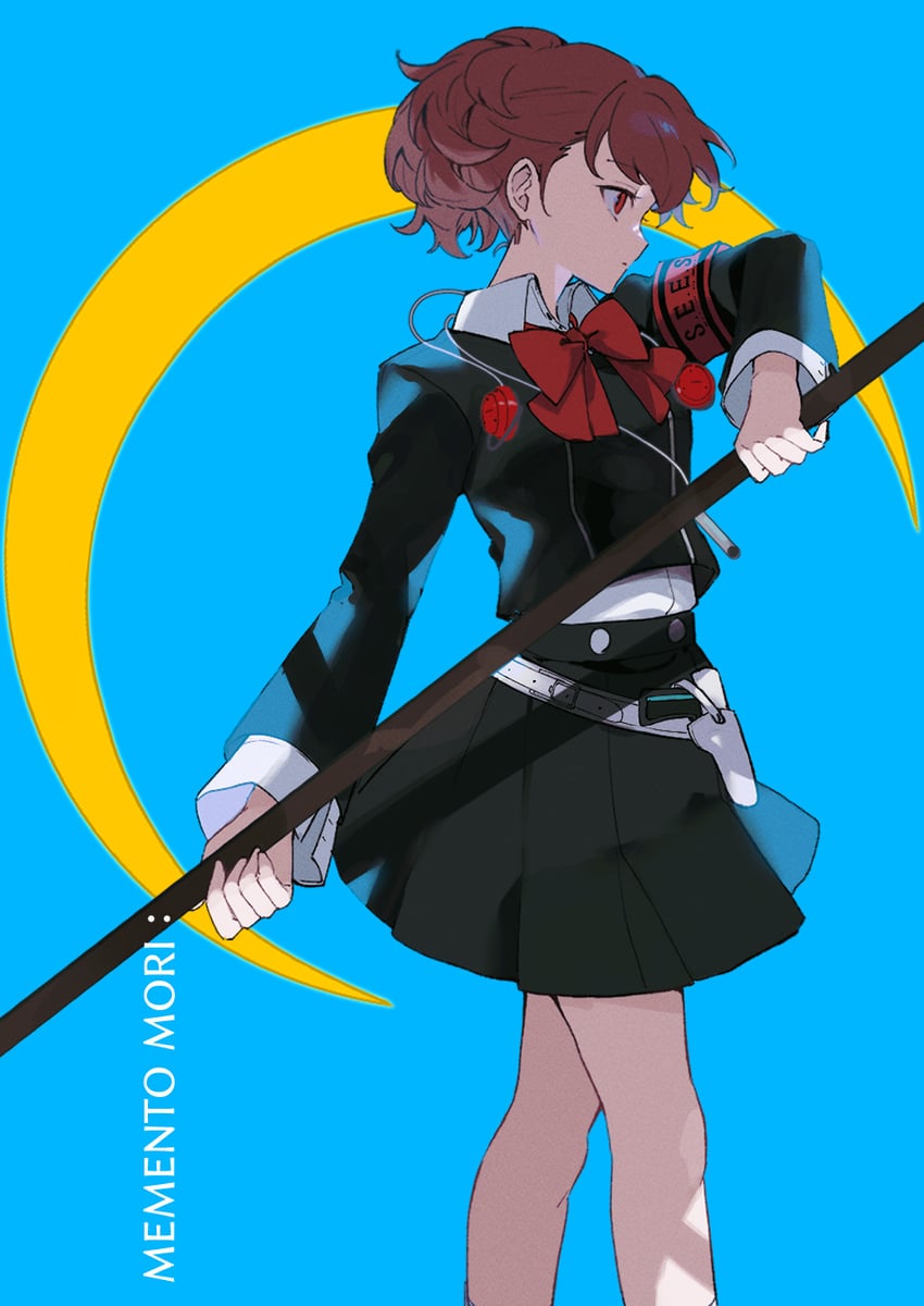 shiomi kotone (persona and 2 more) drawn by uxco0