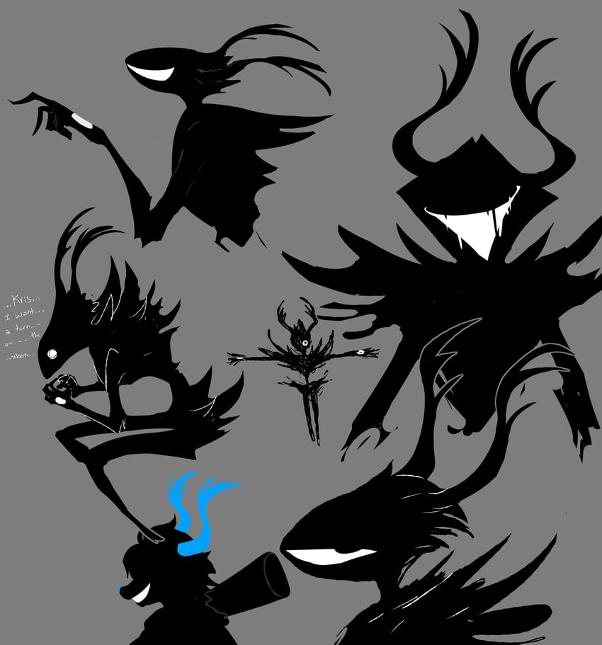 december holiday and roaring knight (deltarune) drawn by moonpaw17