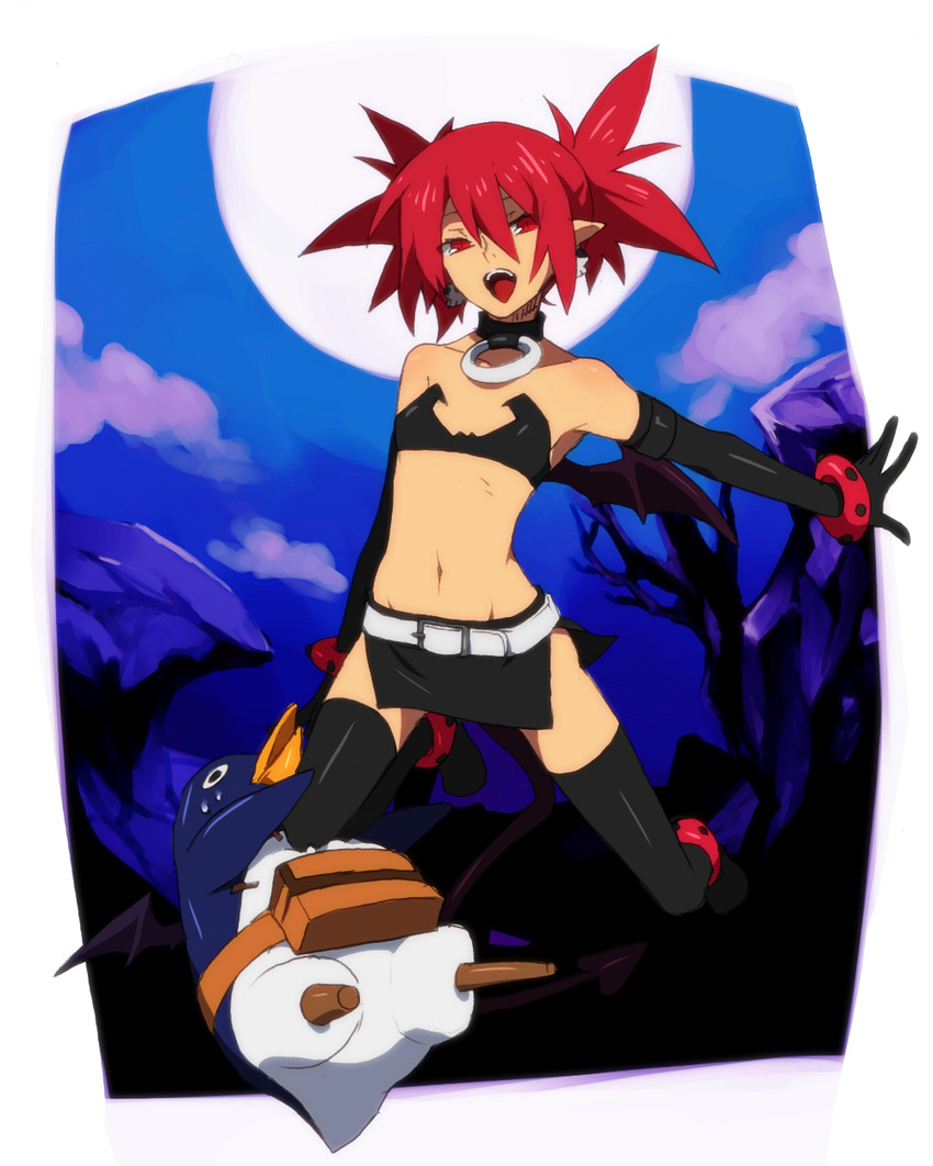 etna and prinny (disgaea and 1 more) drawn by matsuda_toki