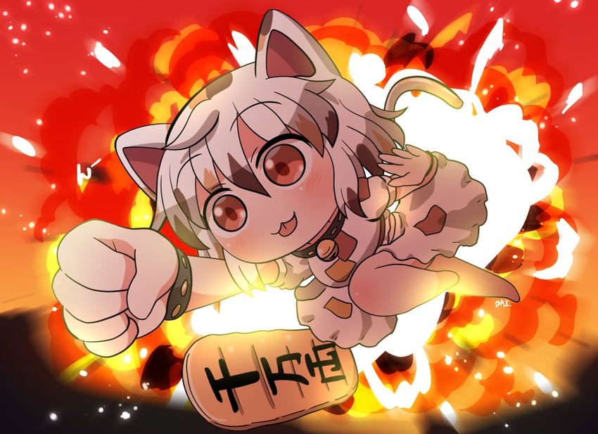 goutokuji mike (touhou and 1 more) drawn by rokugou_daisuke