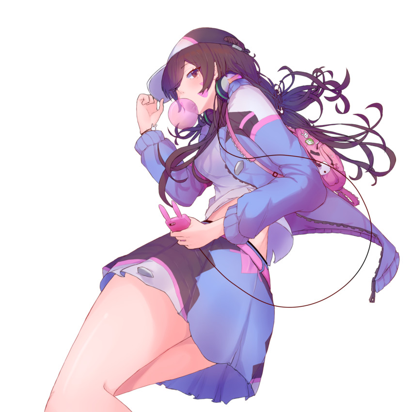 d.va (overwatch and 1 more) drawn by alice-sama_san