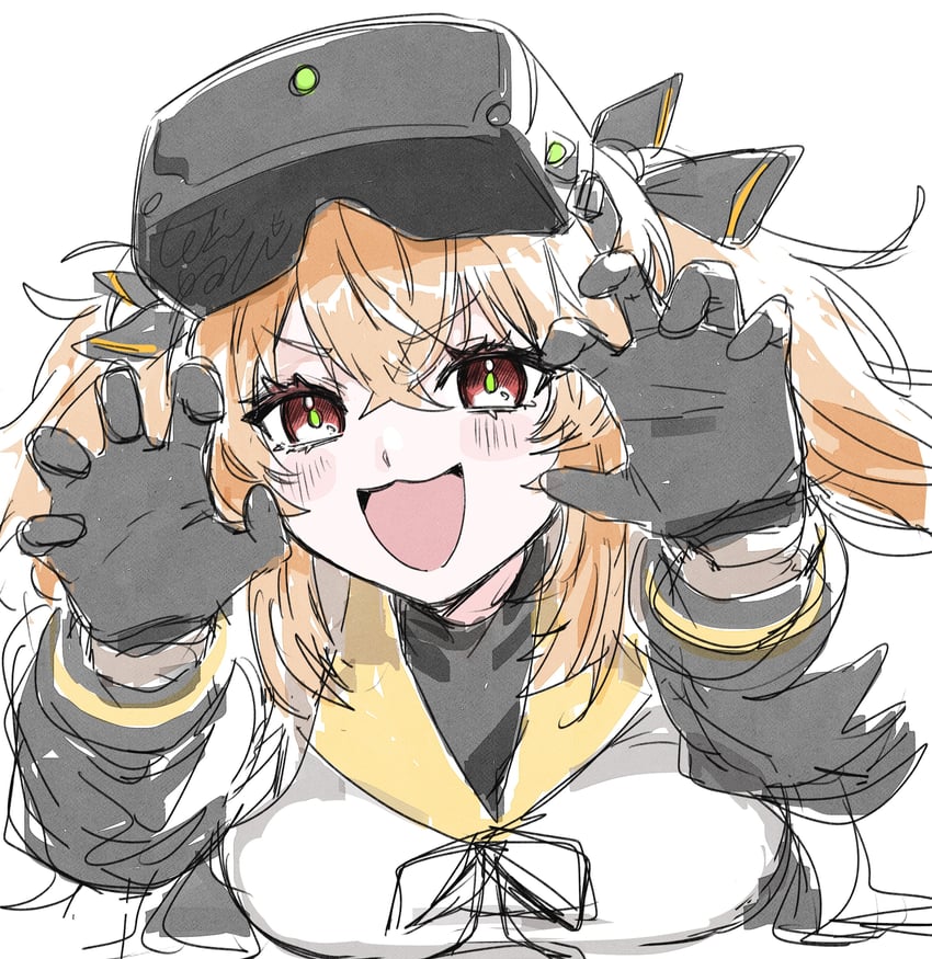 ump9 and lenna (girls' frontline and 1 more) drawn by shinoe_nun