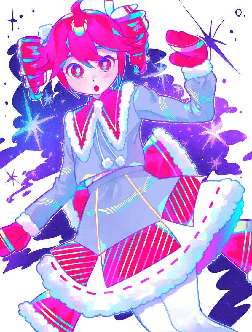 kasane teto (utau and 1 more) drawn by iro_(mywife_sunny)