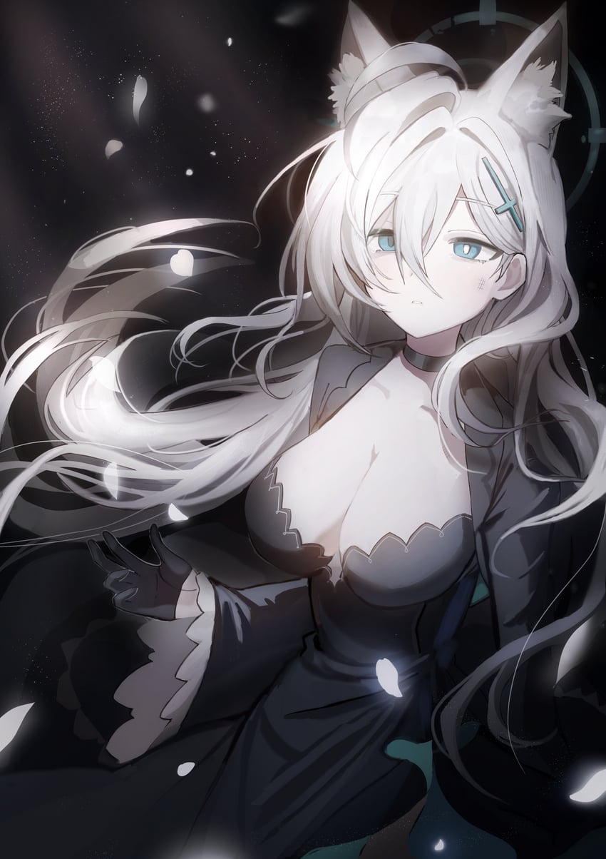 shiroko and shiroko terror (blue archive) drawn by konattang