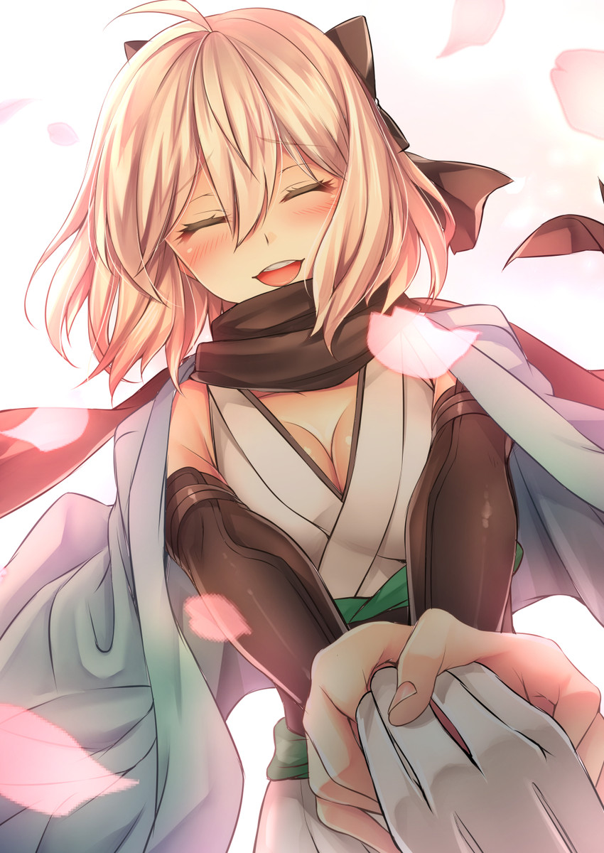 okita souji (fate and 1 more) drawn by hatori_mia