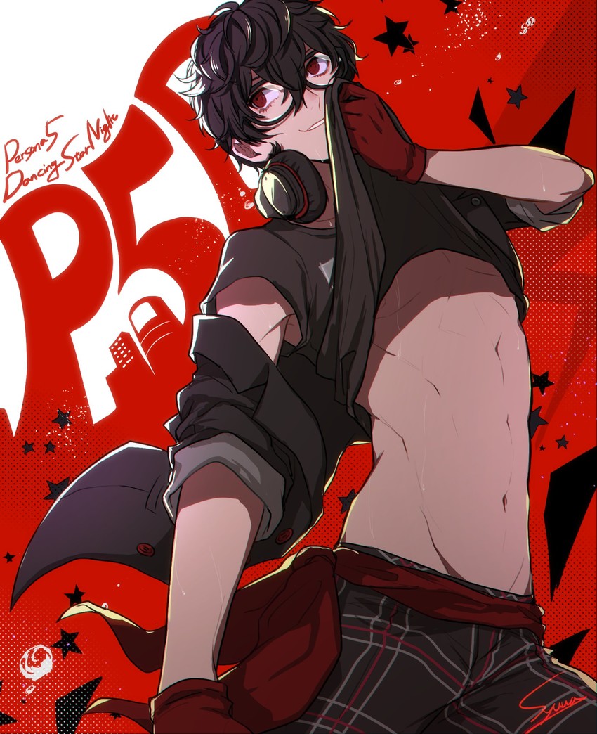 amamiya ren (persona and 3 more) drawn by shuwa