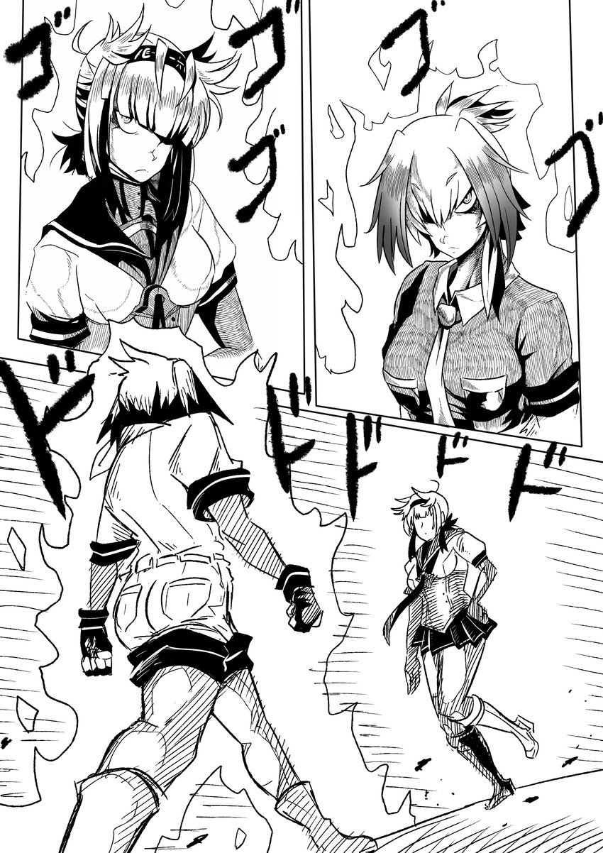 hatsuzuki and shoebill (kantai collection and 2 more) drawn by ralol3