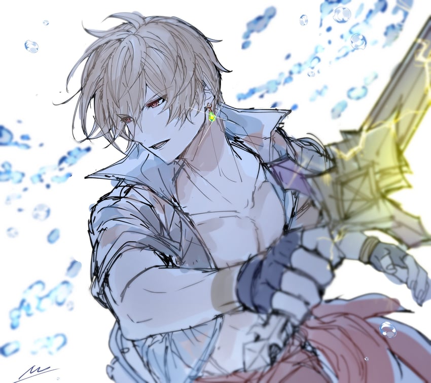 albert (granblue fantasy) drawn by nuu_(liebe_sk)