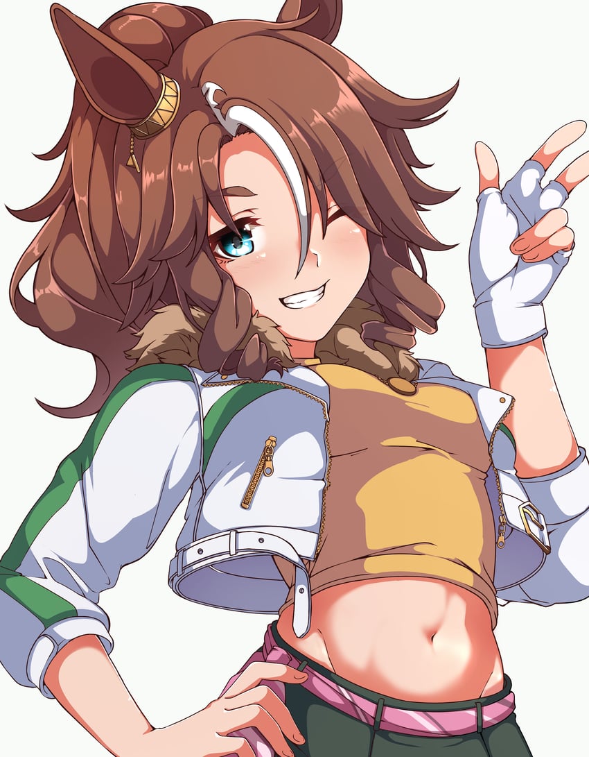 mejiro palmer (umamusume) drawn by gokuu_(acoloredpencil)