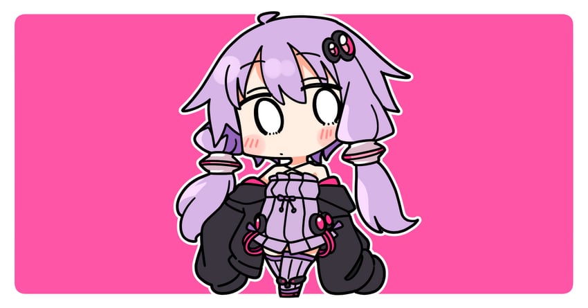 yuzuki yukari (vocaloid and 1 more) drawn by ini_(inunabe00)