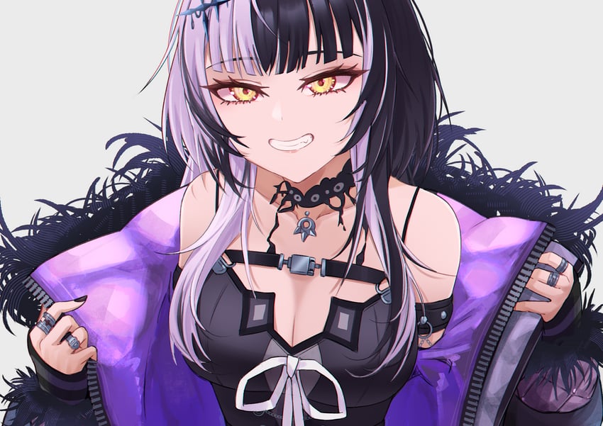 shiori novella (hololive and 1 more) drawn by rx_drunkman