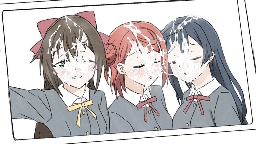 yuki setsuna, uehara ayumu, and osaka shizuku (love live! and 1 more) drawn by shizuwonderland