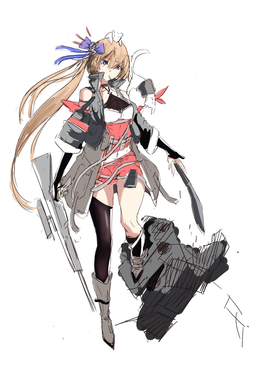 fal (girls' frontline) drawn by type_3_(hshhyr)
