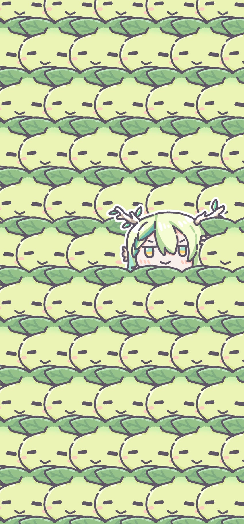 ceres fauna and sapling (hololive and 1 more) drawn by ta_wam