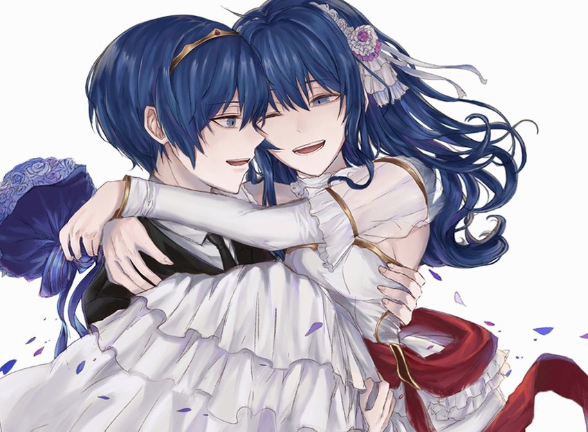 marth and caeda (fire emblem and 5 more) drawn by asanokoc