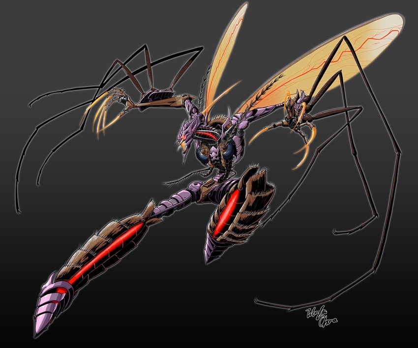 transquito (transformers and 2 more) drawn by oohara_tetsuya