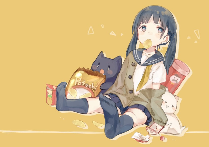 julius pringles (original and 1 more) drawn by sencha_(senta_10)